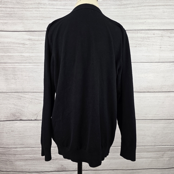 Grace Elements Black Women's Boyfriend Cardigan - Picture 5 of 6